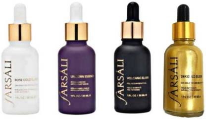 Farsali rose gold elixir. unicorn essence. volcanic elixir, 24k gold elixir face serum