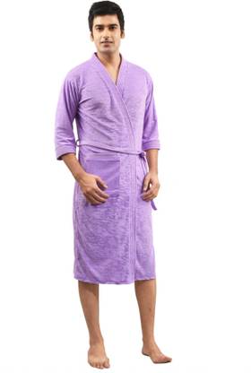 FeelBlue Lavender Free Size Bath Robe