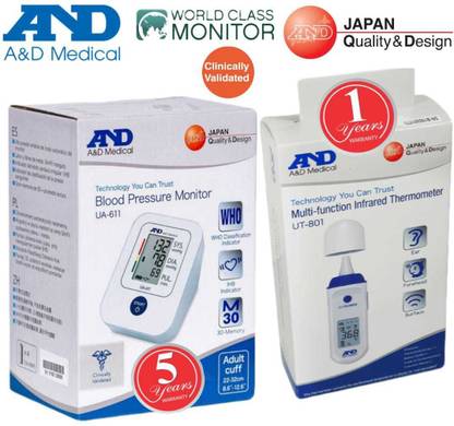 A&D UA-611 & UT-801 T-801 Bp Monitor