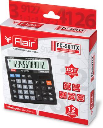 FLAIR 133632 FC - 501TX Basic  Calculator
