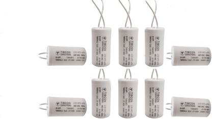 TIBCON CAPACITOR 2.50 MFD | Ceiling Fan capacitor | 440V DRY PP CAN (Pack of 10) Electrolytic Capacitor