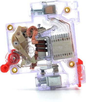 HUMSER MCB 1Phase DC12-220V,63A Transparent Miniature DC Circuit Breaker For Electrical Bike/Car and Battery Operated DIY Projects MCB