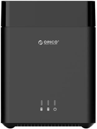 ORICO DS200U3-EU-BK-BP 3.5 inch 2-Bay Magnetic-type USB 3 inch Shock Resistant Hard drive enclosure