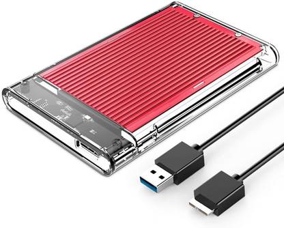 ORICO 2.5 inch USB3.0 Hard Drive Enclosure With Heat Sink 2179U3 (Red) 2.5 inch Hard Drive Enclosure