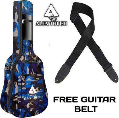 ALEXTOUCH Acoustic Guitar Bag With Full Padded With Guitar Belt Guitar Bag