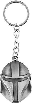 MARVEL Keychain Travelling Pocket Mandalorian Grey Key Chain for Gifting With Key Ring Key Chain