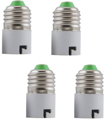 HomesElite E27 To B22 Base Lamp Holder Plastic Light Socket