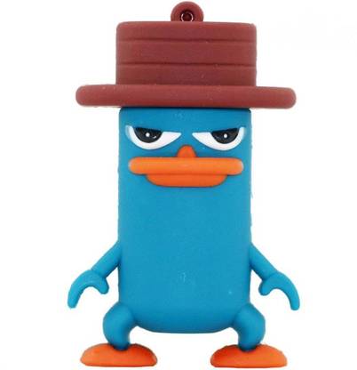 PANKREETI PDT727 Perry Platypus Cartoon Designer 32 GB Pen Drive Compatible with Netbook, Gaming Console, Desktop Computer, Television, Laptop USB 2.0 Rubber Case