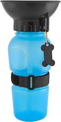 GVJ TRADERS Aqua Pat Water Bottle for Plastic Pet Bowl & Bottle (500 ml Blue) Plastic Pet Bowl & Bottle