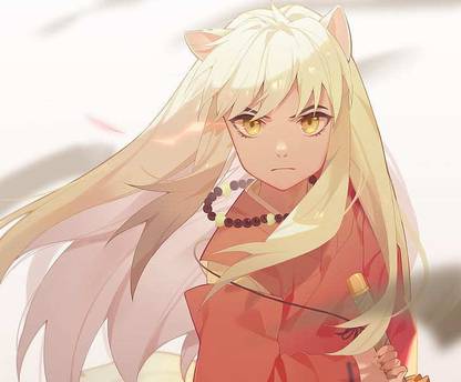 Anime Inuyasha Inuyasha Character Matte Finish Poster Paper Print