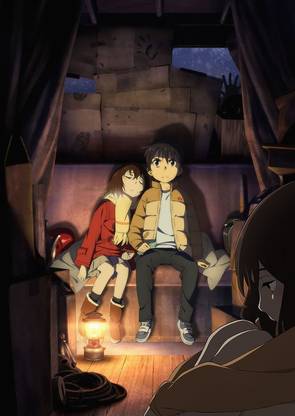 Anime Boku Dake Ga Inai Machi Fujinuma Satoru Hinazuki Kayo Matte Finish Poster Paper Print