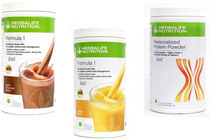 HERBALIFE Formula 1 Shake Chocolate & Mango Flavor With Protein Powder 400 Gm Protein Shake