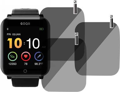 XAZE Screen Guard for GOQii smart vital Smartwatch Screen Guard