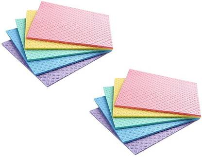 PVA Sponge Wipe for Kitchen 10 Pcs Pack (Multipurpose) Sponge Mop