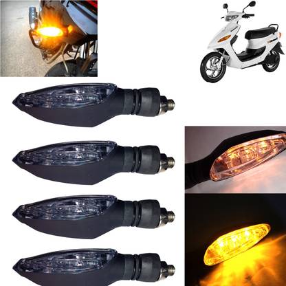 Pious Front, Rear, Side LED Indicator Light for Universal For Bike Universal For Bike