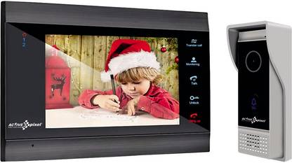 active pixel Wired Doorbell Intercom System,with 7 Inch Monitor Camera Video Door Phone