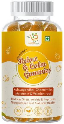 Medy365 Relax & Calm Gummies Decreases Stress Levels and Improves Physical Performance