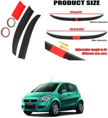 XZRTZ 3PC Universal Car Modified ABS Tail Wing Rear Trunk Spoiler Lip 686 Car Spoiler