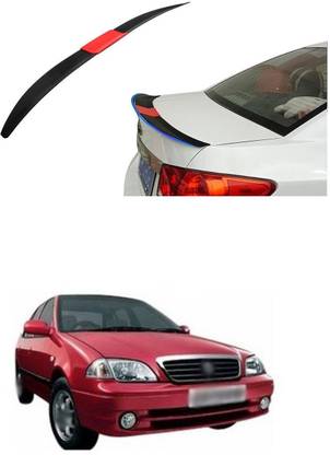 PRTEK 3PC Universal Car Modified ABS Tail Wing Rear Trunk Spoiler Lip 167 Car Spoiler