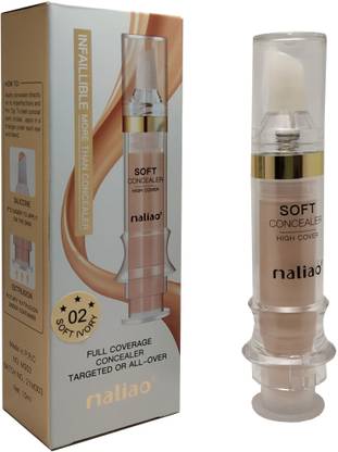 maliao Infallible Full Coverage Concealer Targeted or All Over Concealer Soft Ivory Concealer