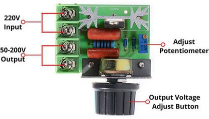 arduino AC 220V 2000W SCR Voltage Regulator Dimmer Speed Controller Thermostat Electronic Components Electronic Hobby Kit