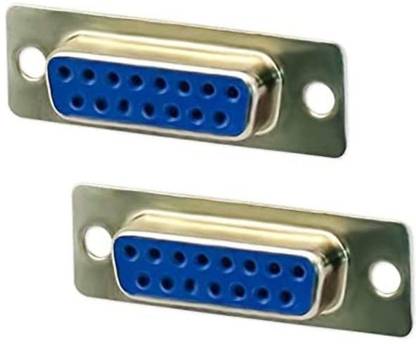 ERHIndia (Pack of 2) DB15 Connector Female and Female 15 Pin Radio Electronic Hobby Kit