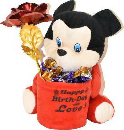 Uphar Creations Birthday Chocolairs Jar With Red Rose | Gift For Your Loved Ones| Combo