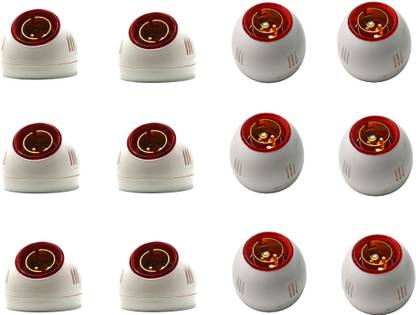 JELECTRICALS Fancy Red Design Ring Bulb Holder Plastic Light Socket