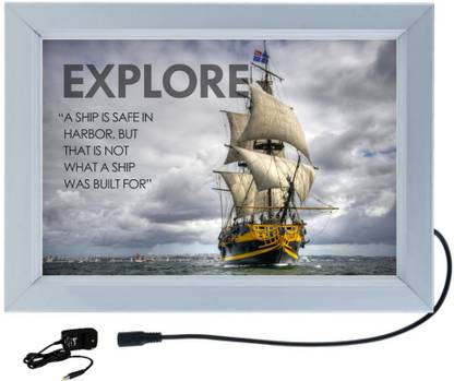 ANSHUL INTERNET LED FRAME MOTIVATIONAL QUOTES MODEL NO:11, 18 inch ELECTRONIC