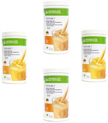 HERBALIFE Formula 1 Shake Orange Cream & Mango Flavor 4 PIECES Protein Shake