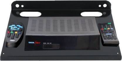 Roshani Stylish Set top Box Set DVD,DTH And Wifi Router Stand Cast Iron Cast Iron Wall Shelf