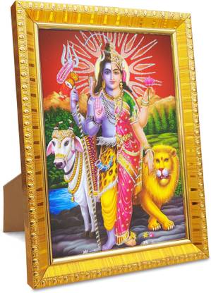 koshtak Shiva parvati / Ardhanarishvara / Adishakti / shiv parivar Religious Frame