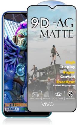 ELEF Edge To Edge Tempered Glass for Vivo Y11 9D Matte Tempered Glass Edge to Edge Anti Fingerprint Gaming Tempered