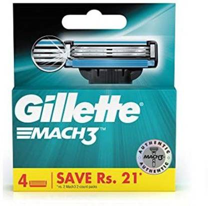 Gillette Mach3 4 Cartridges Razor 1 set, Men