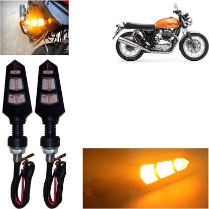 DvineAutoFashionZ Front, Rear, Side LED Indicator Light for Royal Enfield Interceptor 650