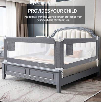 SPY KIDS Bed Rail Guard Barrier for Baby Safety Adjustable Falling Protector for Bed.