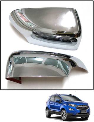 After cars Car Chrome Finish Mirror Cover Set of 2 For Ford Ecosport Plastic Car Mirror Cover