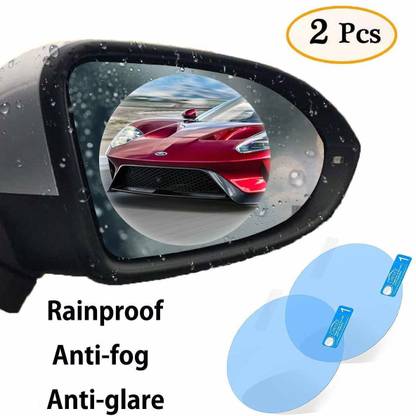 Drivetouniverse Anti Fog Rainproof Rear view Mirror Film Car Mirror Rain Blocker