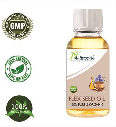 Naturocure flax seed oil pure for hair & skin alsi seeds weight loss growth ayurvedic massage-50ml. pack of 1 Face Wash