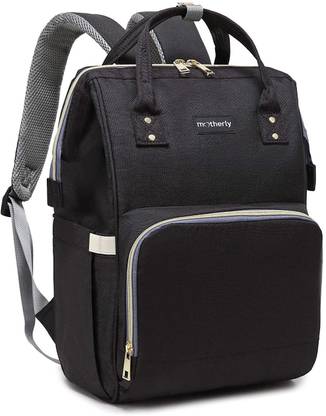 Boriva Multi-Function Baby Diaper Bag Backpack with Changing Mat and Thermal Bottle Pouch Diaper Backpack