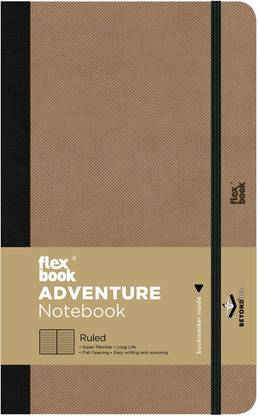 Flexbook Medium Size 13x21cm Adventure Series 85gsm Beyond 360 Degree Flexible Book-size Notebook Ruled 192 Pages