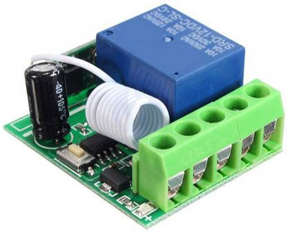 R G STORE DC 12v 1CH Channel Wireless RF Remote Control Switch Transmitter Receiver Electronic Components Electronic Hobby Kit