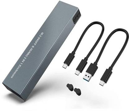 Etzin M.2 NVME and SATA NGFF Enclosure MB External Solid State Drive (SSD)