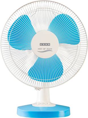 USHA MIST AIR DUOS 400 mm 3 Blade Table Fan