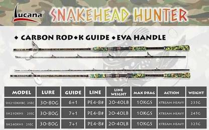 lucana Lucana Snake Head Hunter 210 Multicolor Fishing Rod