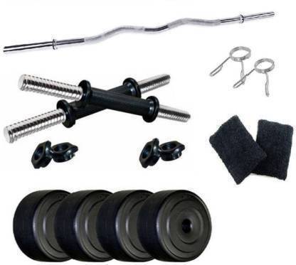 RIO PORT 12 kg Home Gym 12Kg. (3 Kg. X 4 = 12 Kg.) With 1 Accessory Home Gym Kit Gym Kit Home Gym Combo