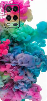 M क्लाक्सा Oppo A54 Mobile Skin With Camera Protection. Colourfull Colours Mobile Back Skin., Colourfull Colours, OOPO A54 मोबाइल स्किन