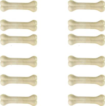 Hundur Store Pet treat And accessories Digestible Calcium Press Bone 2 inch pack of 12 Chicken Dog Chew