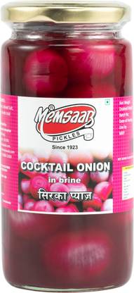 Memsaab Cocktail Onion | Vinegar Onion | Sirka Pyaaz 400 g Onion Pickle