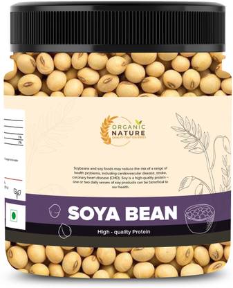 ORGANIC NATURE Organic Yellow Soya Bean (Whole)
